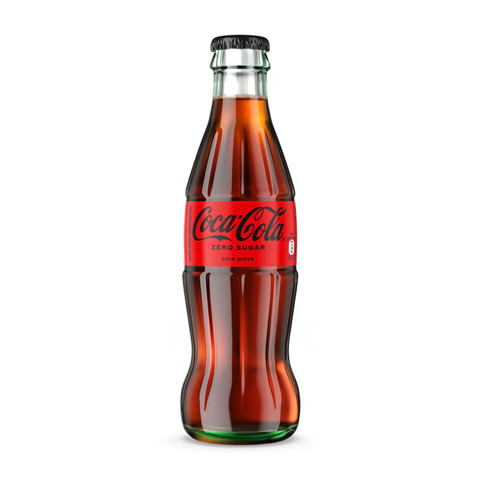 COCA COLA ZERO 250 ML CAM ŞİŞE